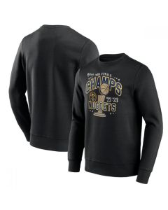 Men's Denver Nuggets Black 2023 Champions Slip Graphic Crew Sweatshirt