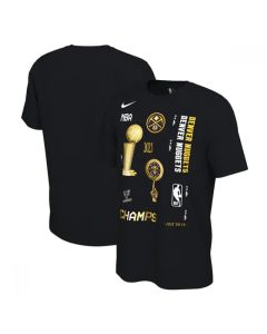 Men's Denver Nuggets Black 2023 Finals Celebration Locker Room T-Shirt