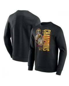 Men's Denver Nuggets Black 2023 Finals Champions Locker Room Long Sleeve Sweatshirt