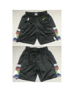 Men's Denver Nuggets Black Shorts (Run Small)