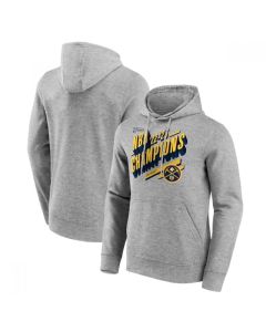 Men's Denver Nuggets Grey 2023 Champions Screen Graphic Hoodie