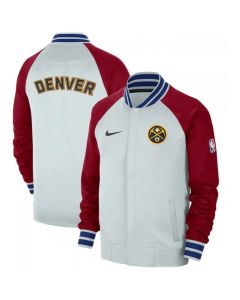 Men's Denver Nuggets Grey/Red 2022/23 City Edition Full-Zip Jacket