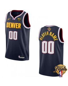 Men's Denver Nuggets Navy 2023 Finals Icon Edition Custom Jersey