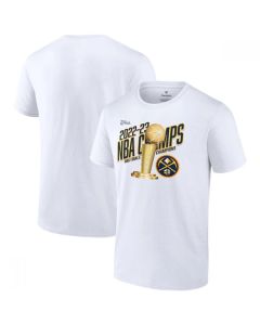 Men's Denver Nuggets White 2023 Finals Champions T-Shirt