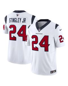 Men's Derek Stingley Jr. White Houston Texans #24 Vapor F.U.S.E. Limited Jersey
