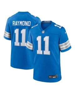 Men's Detroit Lions #11 Kalif Raymond Blue Team Game Jersey (Blue)