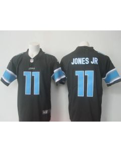 Men's Detroit Lions #11 Marvin Jones Jr Black Limited Rush Stitched NFL Jersey