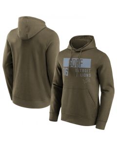 Men's Detroit Lions #16 Jared Goff Fashion Name & Number Hoodie