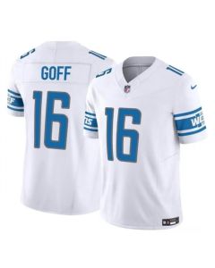Men's Detroit Lions #16 Jared Goff White 2023 F.U.S.E. Vapor Untouchable Limited Stitched Jersey
