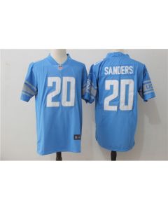 Men's Detroit Lions #20 Barry Sanders Blue Stitched NFL Vapor Untouchable Limited Jersey