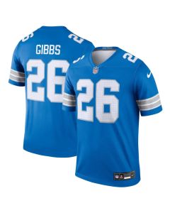 Men's Detroit Lions #26 Jahmyr Gibbs Blue Legend Jersey