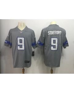 Men's Detroit Lions #9 Matthew Stafford Gray 2017 Color Rush Legend Stitched NFL Jersey
