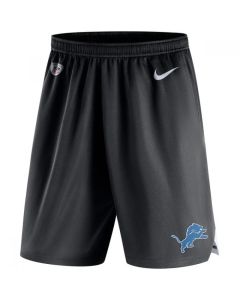 Men's Detroit Lions Black Knit Performance Shorts