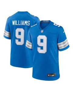 Men's Detroit Lions Jameson Williams Blue Game Jersey