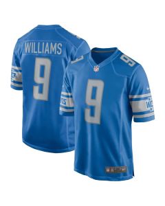 Men's Detroit Lions Jameson Williams Blue Player Game Jersey