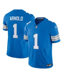Men's Detroit Lions Terrion Arnold Blue 2024 NFL Draft First Round Pick Player F.U.S.E. Vapor Untouchable Limited Stitched Football Jersey