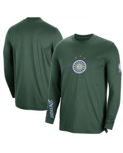 Men's Detroit Pistons Green 2022/23 City Edition Essential Expressive Long Sleeve T-Shirt