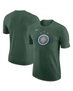 Men's Detroit Pistons Green 2022/23 City Edition Essential Warmup T-Shirt