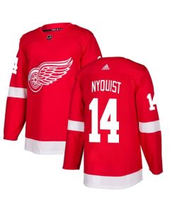 Men's Detroit Red Wings #14 Gustav Nyquist Red Stitched NHL Jersey