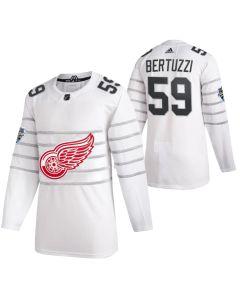 Men's Detroit Red Wings #59 Tyler Bertuzzi 2020 White All Star Stitched NHL Jersey