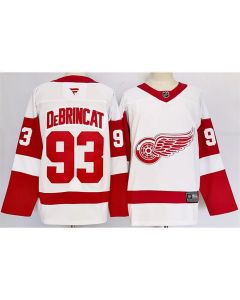 Men's Detroit Red Wings #93 Alex DeBrincat White 2024-25 Stitched Jersey