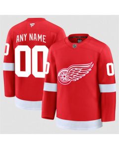 Men's Detroit Red Wings ACTIVE PLAYER Custom Red 2024-25 Home Stitched Hockey Jersey