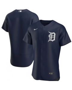 Men's Detroit Tigers Blank Navy Flex Base Stitched Jersey