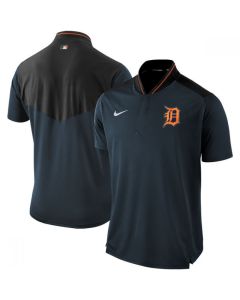 Men's Detroit Tigers Navy Authentic Collection Elite Performance Polo