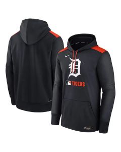 Men's Detroit Tigers Navy Collection Performance Pullover Hoodie (Navy)