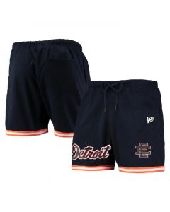 Men's Detroit Tigers Navy Mesh Shorts 001