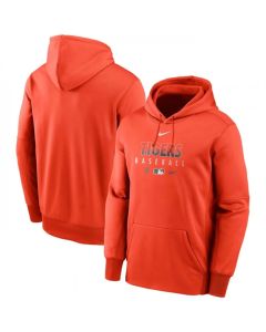 Men's Detroit Tigers Orange 2022 Performance Pullover Hoodie