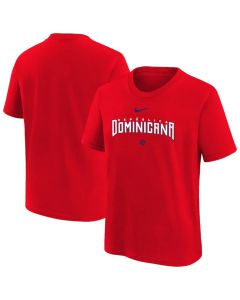 Men's Dominican Republic Baseball Red 2026 World Baseball Classic Country T-Shirt