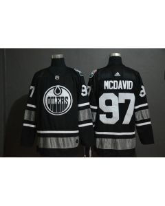 Men's Edmonton Oilers #97 Connor McDavid Black 2019 NHL All-Star Game Jersey