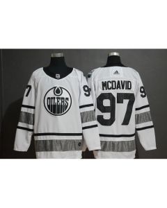 Men's Edmonton Oilers #97 Connor McDavid White 2019 NHL All-Star Game Jersey