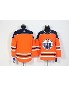 Men's Edmonton Oilers Orange Stitched NHL Jersey