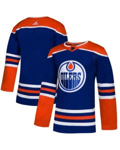 Men's Edmonton Oilers Royal Blue Blank Stitched NHL Jersey