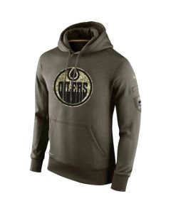 Men's Edmonton Oilers Salute To Service NHL Hoodie