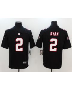 Men's Falcons #2 Matt Ryan Black Vapor Untouchable Player Limited Jersey
