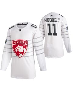 Men's Florida Panthers #11 Jonathan Huberdeau 2020 White Stitched NHL Jersey