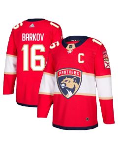 Men's Florida Panthers #16 Aleksander Barkov Red Stitched NHL Jersey