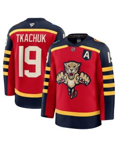 Men's Florida Panthers #19 Matthew Tkachuk Red NHL 2026 Winter Classic Premium Jersey