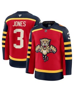 Men's Florida Panthers #3 Seth Jones Red NHL 2026 Winter Classic Premium Jersey