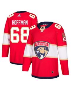 Men's Florida Panthers #68 Mike Hoffman Red Stitched NHL Jersey