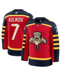 Men's Florida Panthers #7 Dmitry Kulikov Red NHL 2026 Winter Classic Premium Jersey