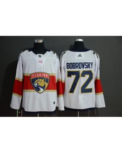 Men's Florida Panthers #72 Sergei Bobrovsky White Stitched NHL Jersey