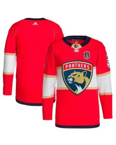 Men's Florida Panthers Blank Red 2024 Stanley Cup Final Patch Stitched Jersey