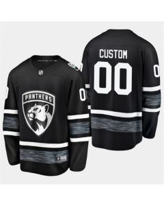 Men's Florida Panthers Custom 2019 NHL All-Star Black Stitched Jersey