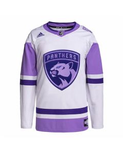 Men's Florida Panthers Custom White 'Prime Green' Stitched Jersey