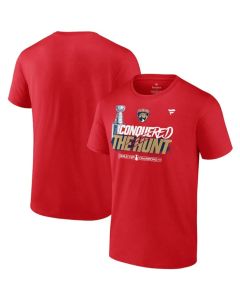 Men's Florida Panthers Red 2024 Stanley Cup Champions Signature Roster T-Shirt