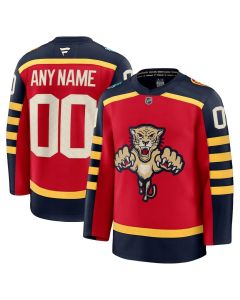 Men's Florida Panthers Red 2026 NHL Winter Classic Premium Custom Jersey